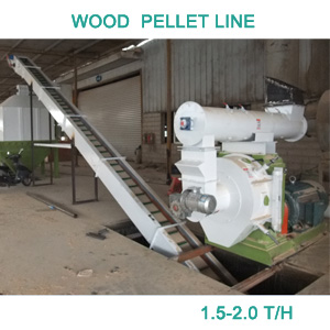 Wood Pellet Line Customer Factory