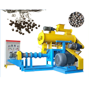 Steam type fish feed extruder