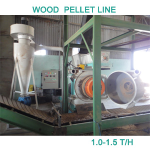1-1.5t/h wood pellet plant 