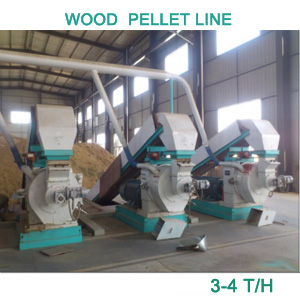 3-4T/H wood pellet production plant